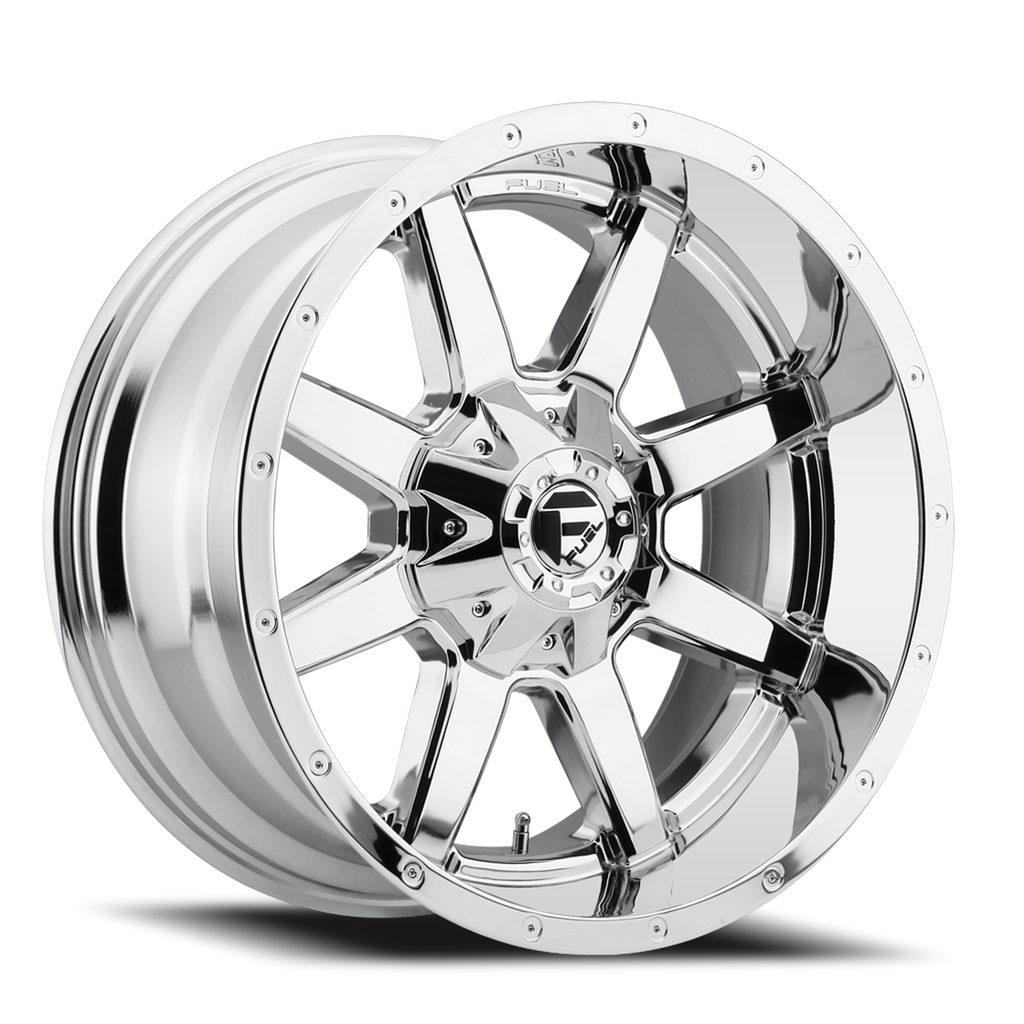 Aluminum Wheels 22X10 Maverick D536 Chrome Fuel Off Road Wheels