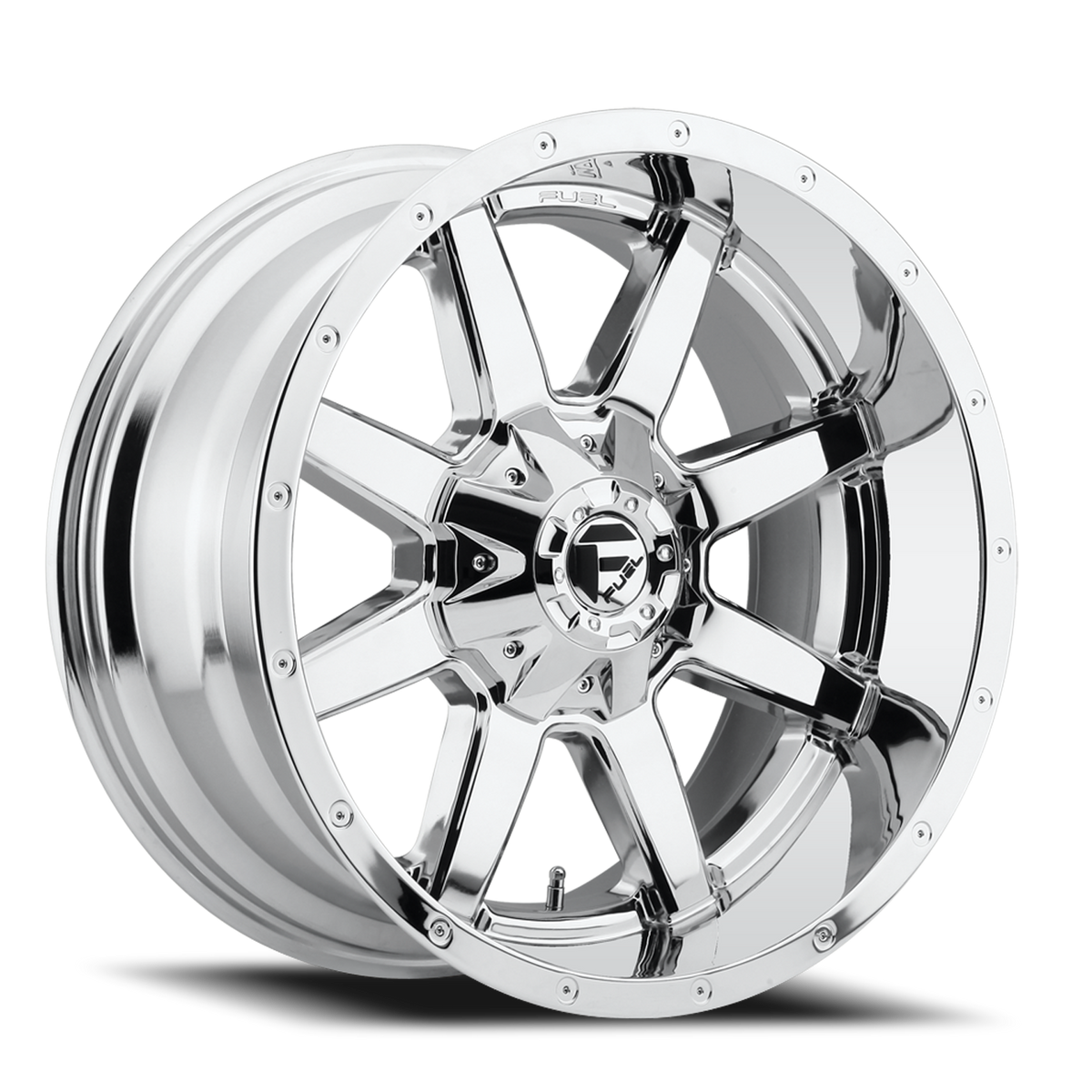 Aluminum Wheels 22X10 Maverick D536 Chrome Fuel Off Road Wheels