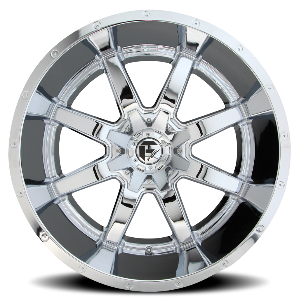 Aluminum Wheels 22X10 Maverick D536 Chrome Fuel Off Road Wheels