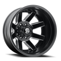 Dually Wheels 17X6.5 Maverick Dually D538 Black Milled Fuel Off Road Wheels