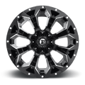 Aluminum Wheels 17X9 Assault D546 Matte Black/Milled Fuel Off Road Wheels