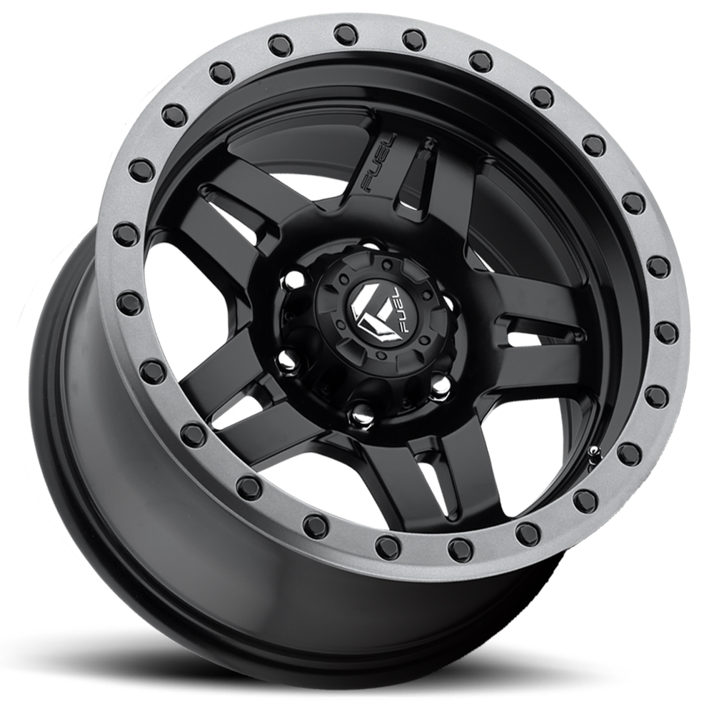 Aluminum Wheels 17X8.5 Anza D557 Matte Black Fuel Off Road Wheels