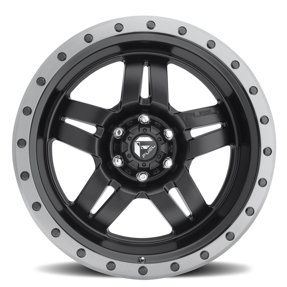 Aluminum Wheels 17X8.5 Anza D557 Matte Black Fuel Off Road Wheels