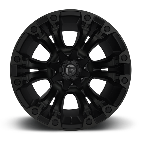 Aluminum Wheels 22X10 Vapor D560 Matte Black Fuel Off Road Wheels