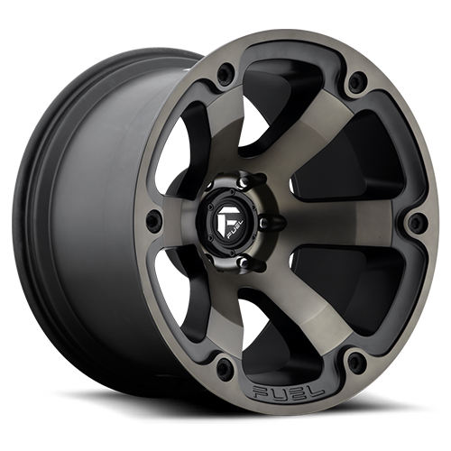 Aluminum Wheels 18X9 Beast D564 Matte Black/Machined Dark Tint Fuel Off Road Wheels
