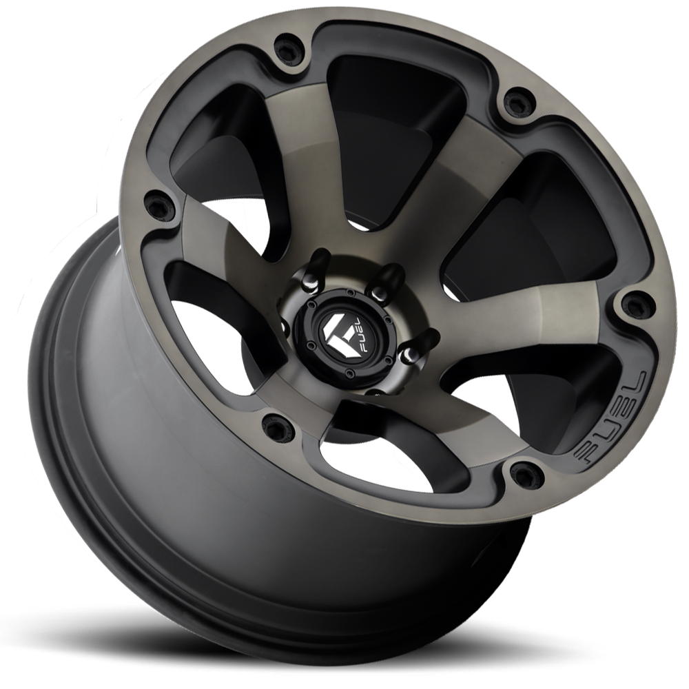 Aluminum Wheels 18X9 Beast D564 Matte Black/Machined Dark Tint Fuel Off Road Wheels