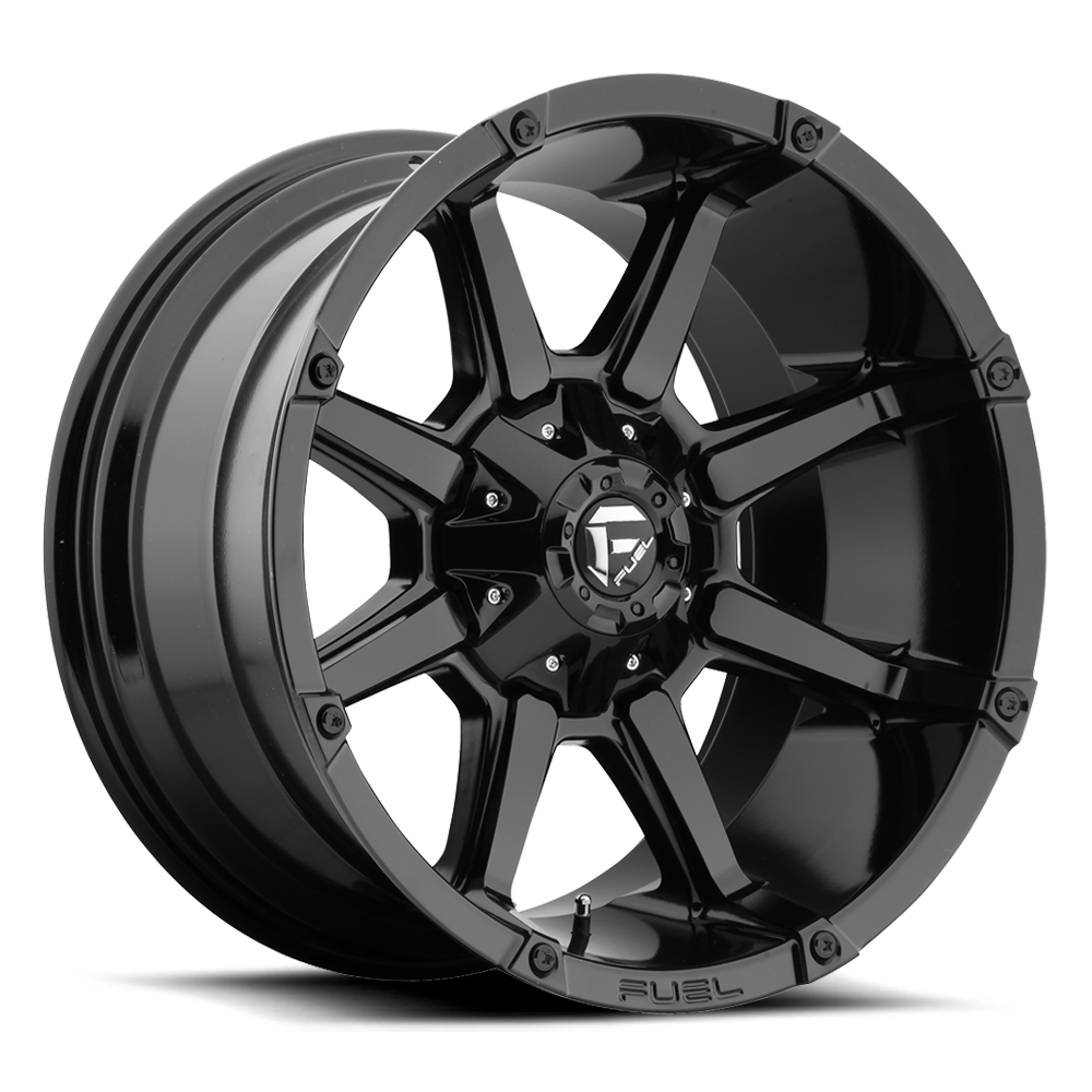 Aluminum Wheels 20X9 Coupler D575 Gloss Black Fuel Off Road Wheels