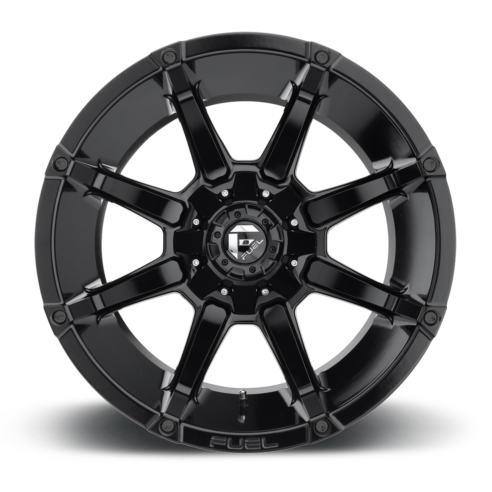 Aluminum Wheels 20X9 Coupler D575 Gloss Black Fuel Off Road Wheels
