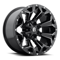 Aluminum Wheels 17X9 Assault D576 Gloss Black/Milled Fuel Off Road Wheels