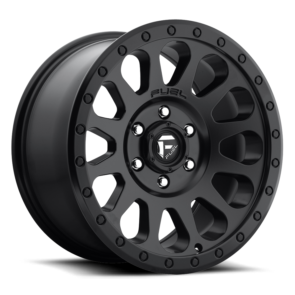 Aluminum Wheels 17X8.5 Vector D579 Matte Black Fuel Off Road Wheels