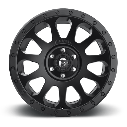 Aluminum Wheels 17X8.5 Vector D579 Matte Black Fuel Off Road Wheels