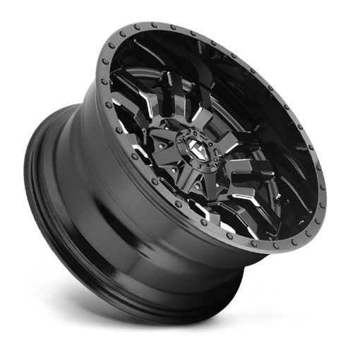 Aluminum Wheels 18X9 Sledge D595 5 On 114.3/5 On 127 Gloss Black/Milled 78.1 Bore -12 Offset Fuel Off Road Wheels