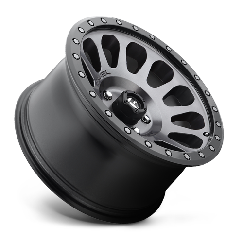 Aluminum Wheels 18X9 Vector D601 Anthracite Gray Black Bead Ring Fuel Off Road Wheels