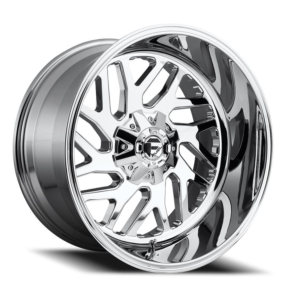 Aluminum Wheels 20X10 Triton D609 Chrome Plated Fuel Off Road Wheels