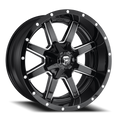 Aluminum Wheels 20X9 Maverick D610 Gloss Black/Milled Fuel Off Road Wheels