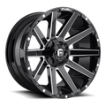 Aluminum Wheels 18X9 Contra D615 Gloss Black/Milled Fuel Off Road Wheels