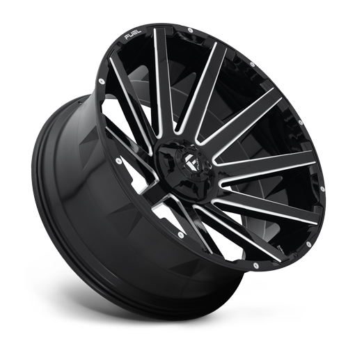 Aluminum Wheels 20X10 Contra D616 Matte Black/Milled Fuel Off Road Wheels