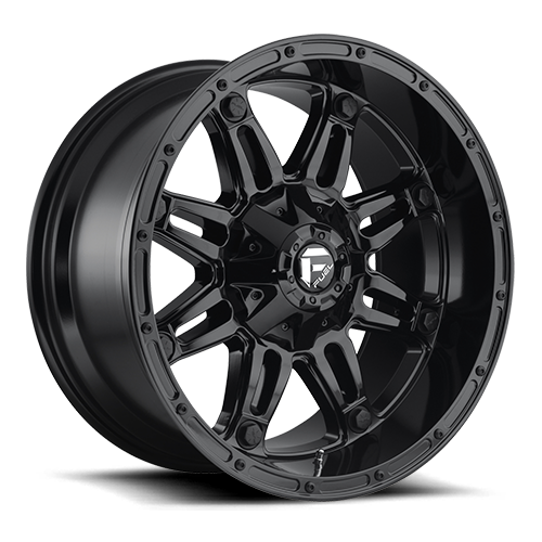 Aluminum Wheels 20X9 Hostage D625 Gloss Black Fuel Off Road Wheels