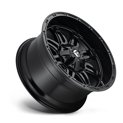 Aluminum Wheels 20X9 Hostage D625 Gloss Black Fuel Off Road Wheels