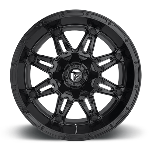 Aluminum Wheels 20X9 Hostage D625 Gloss Black Fuel Off Road Wheels