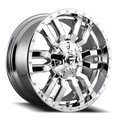 Aluminum Wheels 20X9 Sledge D631 Chrome Plated Fuel Off Road Wheels