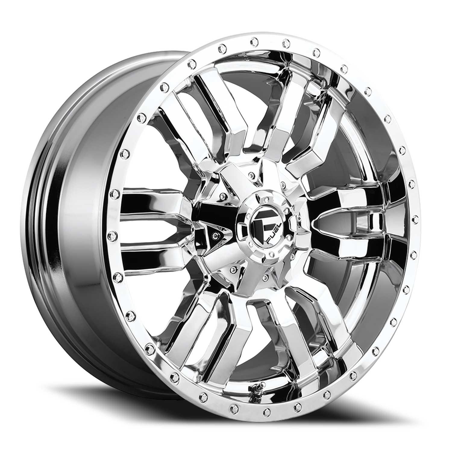 Aluminum Wheels 20X9 Sledge D631 Chrome Plated Fuel Off Road Wheels