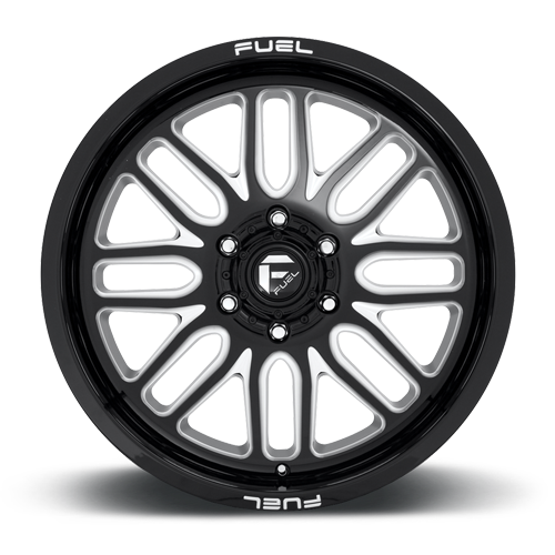 Aluminum Wheels 20X10 Ignite D662 Gloss Black Milled Fuel Off Road Wheels