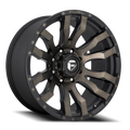 Aluminum Wheels 20X10 Blitz D674 Matte Black Double Dark Tint Fuel Off Road Wheels