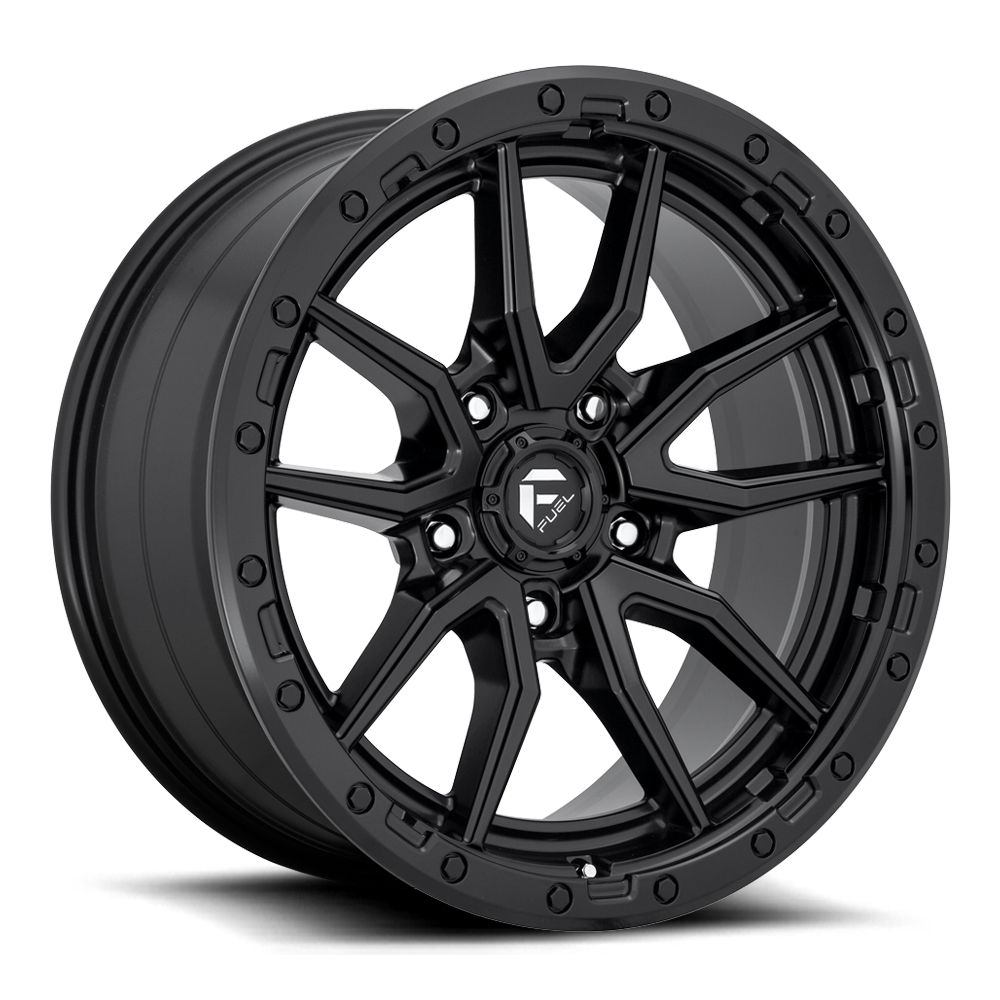 Aluminum Wheels 17X9 Rebel D679 Matte Black Fuel Off Road Wheels