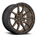 Aluminum Wheels 18X9 Rebel D681 Matte Bronze Black Bead Ring Fuel Off Road Wheels