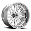 Aluminum Wheels 20X10 Ignite D721 High Luster Polished Fuel Off Road Wheels