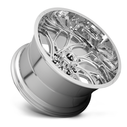 Aluminum Wheels 20X10 Runner D740 Chrome Fuel Off Road Wheels