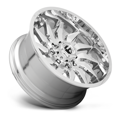 Aluminum Wheels 20X10 Saber D743 Chrome Fuel Off Road Wheels