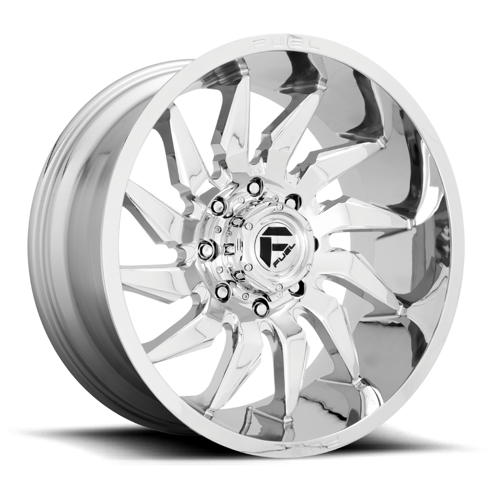 Aluminum Wheels 20X9 Saber D743 Chrome Fuel Off Road Wheels