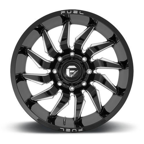 Aluminum Wheels 22X12 Saber D744 Gloss Black Milled Fuel Off Road Wheels