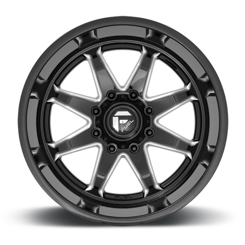 Aluminum Wheels 20X10 Hammer D749 Gloss Black Milled Fuel Off Road Wheels
