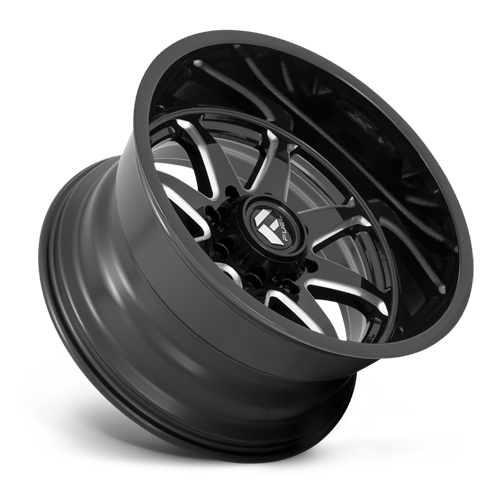 Aluminum Wheels 20X9 Hammer D749 Gloss Black Milled Fuel Off Road Wheels