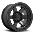 Aluminum Wheels 18X9 Block D750 Matte Black/Black Ring Fuel Off Road Wheels