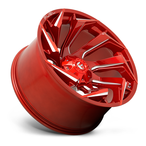 Aluminum Wheels 18X9 Reaction D754 Candy Red/Milled Fuel Off Road Wheels