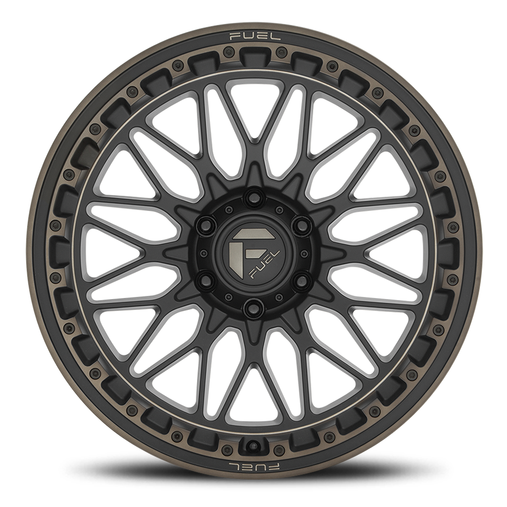 Aluminum Wheels 20X9 Trigger D759 Matte Black/Dark Tint Fuel Off Road Wheels