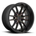 Aluminum Wheels 17X9 Clash 6 D762 Matte Black Double Dark Tint Fuel Off Road Wheels