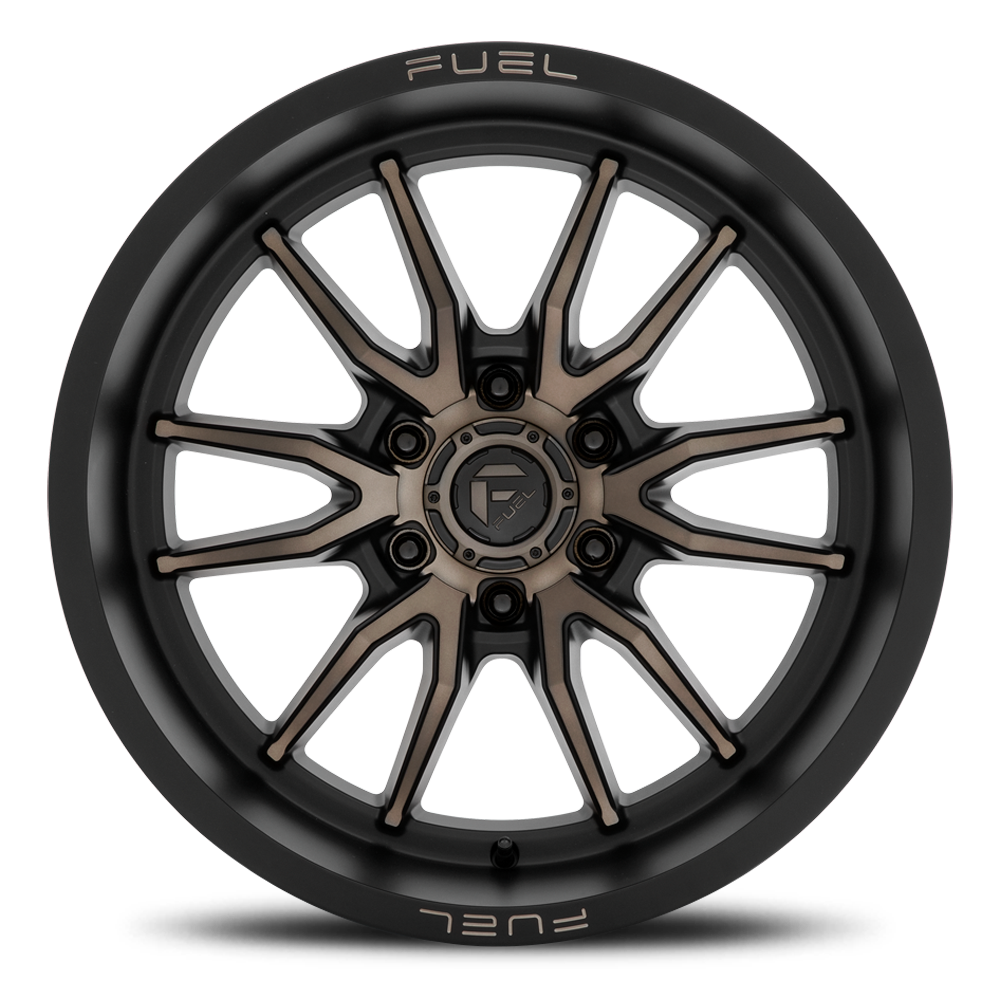 Aluminum Wheels 18X9 Clash 6 D762 Matte Black Double Dark Tint Fuel Off Road Wheels