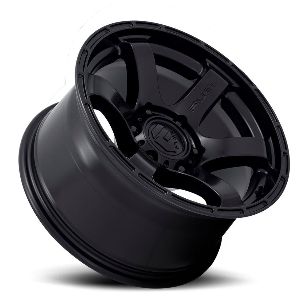 Aluminum Wheels 17X9 Rush D766 Satin Black Fuel Off Road Wheels