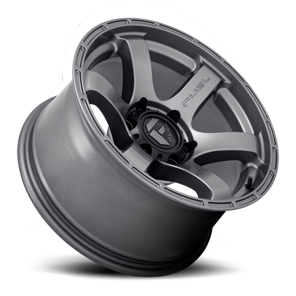 Aluminum Wheels 17X9 Rush D767 Matte Gunmetal Gray Fuel Off Road Wheels