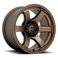 Aluminum Wheels 20X9 Rush D768 Matte Bronze Fuel Off Road Wheels