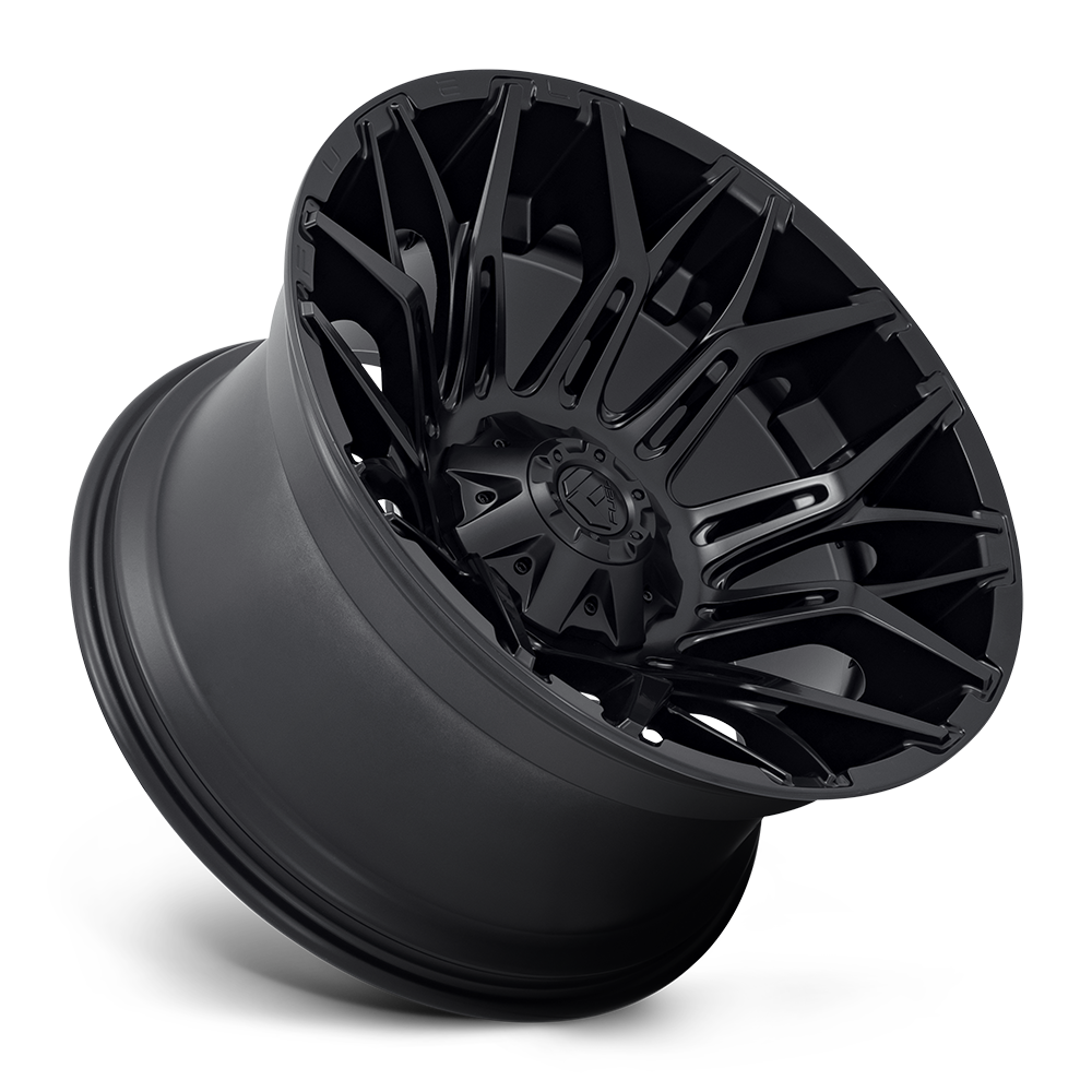 Aluminum Wheels 22X10 Twitch D772 Blackout Fuel Off Road Wheels