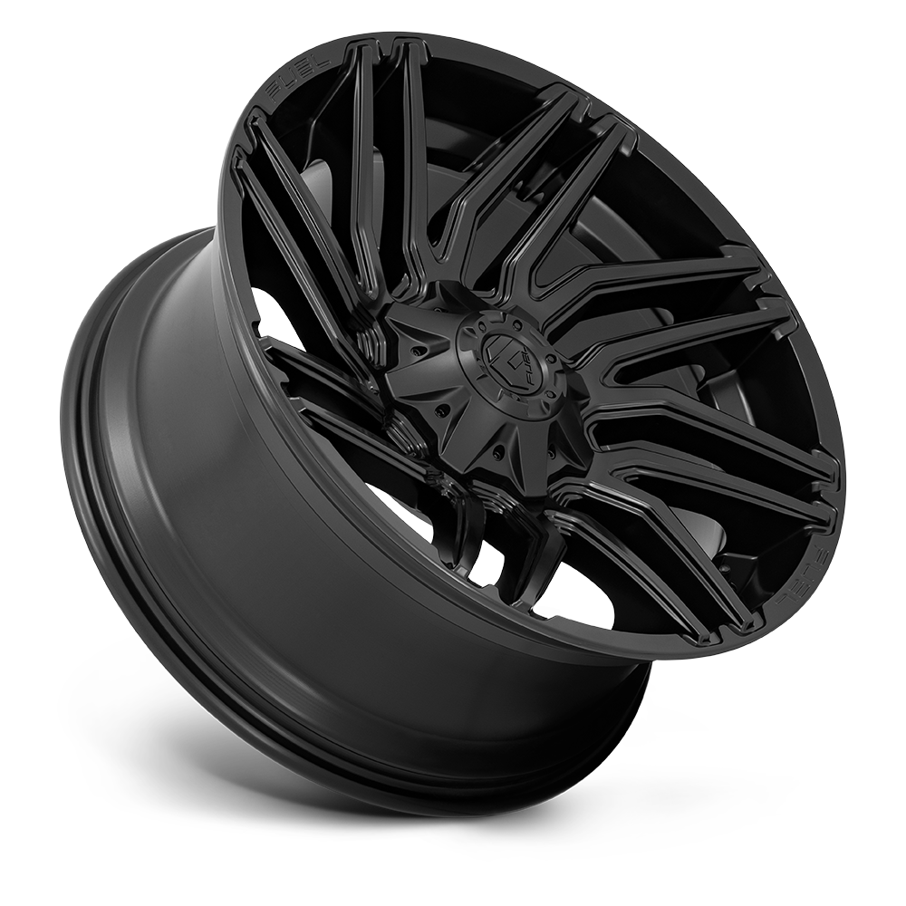 Aluminum Wheels 20X10 Typhoon D775 Matte Black Fuel Off Road Wheels