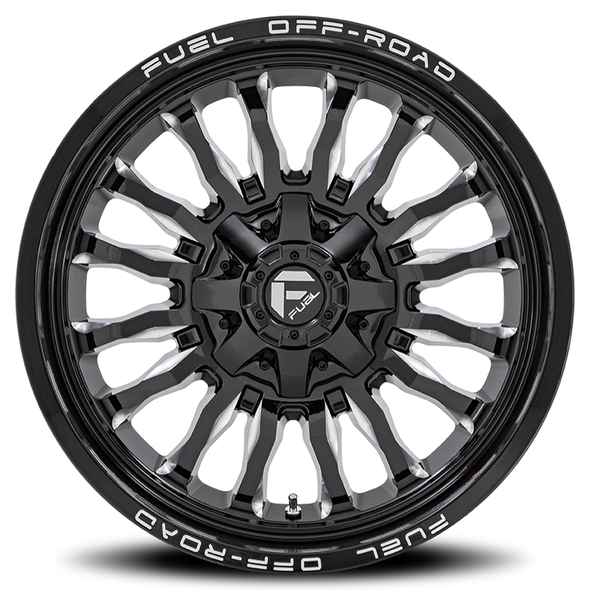 Aluminum Wheels 20X10 Arc D795 Gloss Black Milled Fuel Off Road Wheels