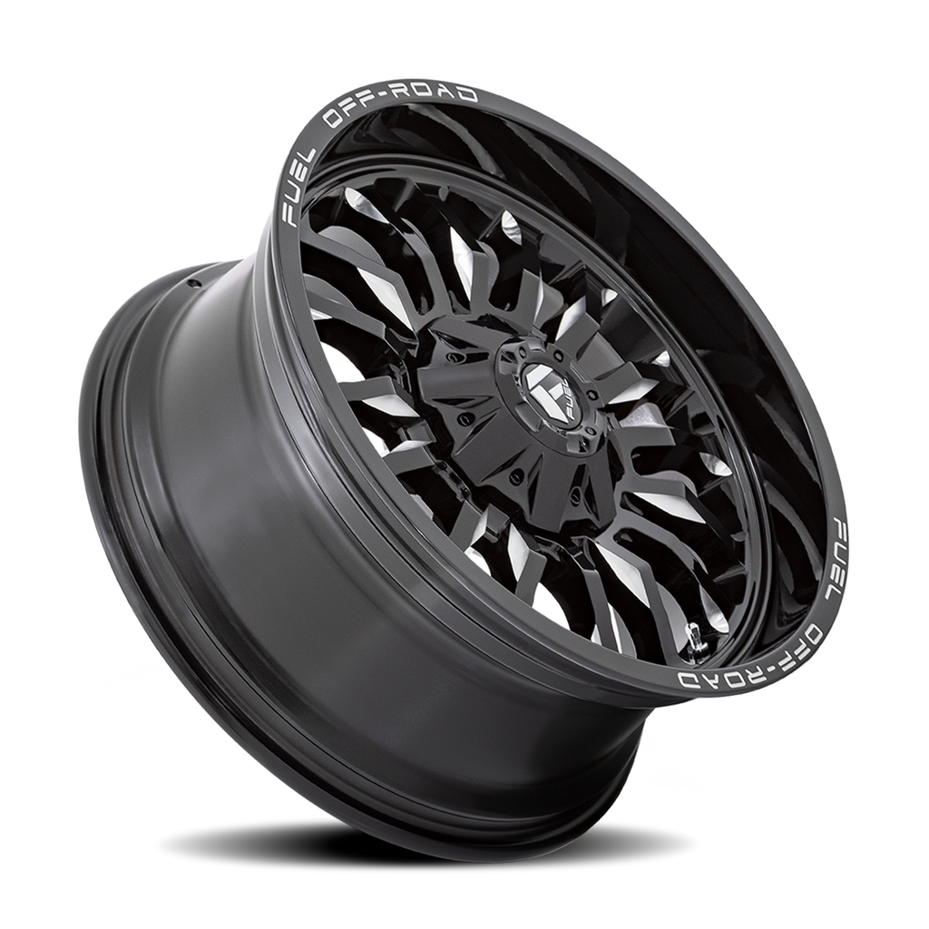 Aluminum Wheels 20X9 Arc D795 Gloss Black Milled Fuel Off Road Wheels