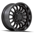Aluminum Wheels 22X12 Arc D796 Matte Black W/ Gloss Black Lip Fuel Off Road Wheels